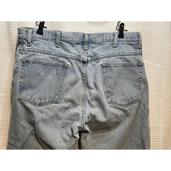 Legendary Gold jeans mens 35 x 30 tapered distressed 87635SW blue work - Picture 4 of 12